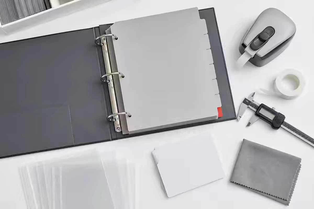 Reference binder and collector tools